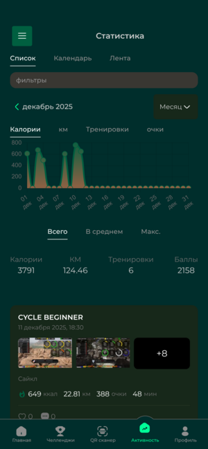 Интерфейс TRIDE