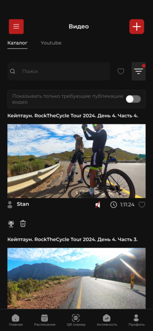 Интерфейс TRIDE