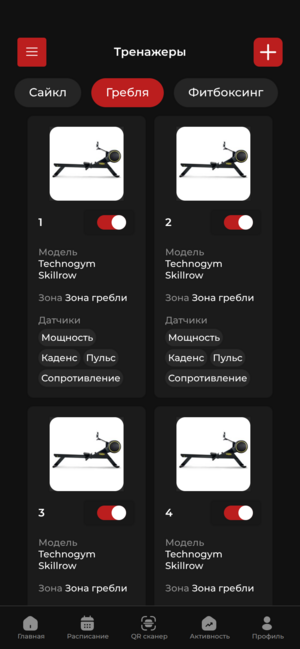 Интерфейс TRIDE