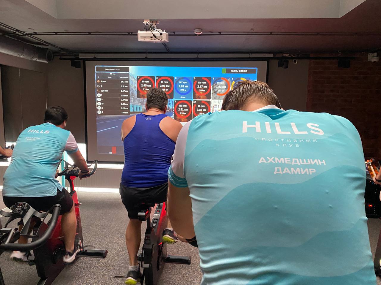 Первый INDOOR TRIATHLON с платформой TRIDE в HILLS SPORT