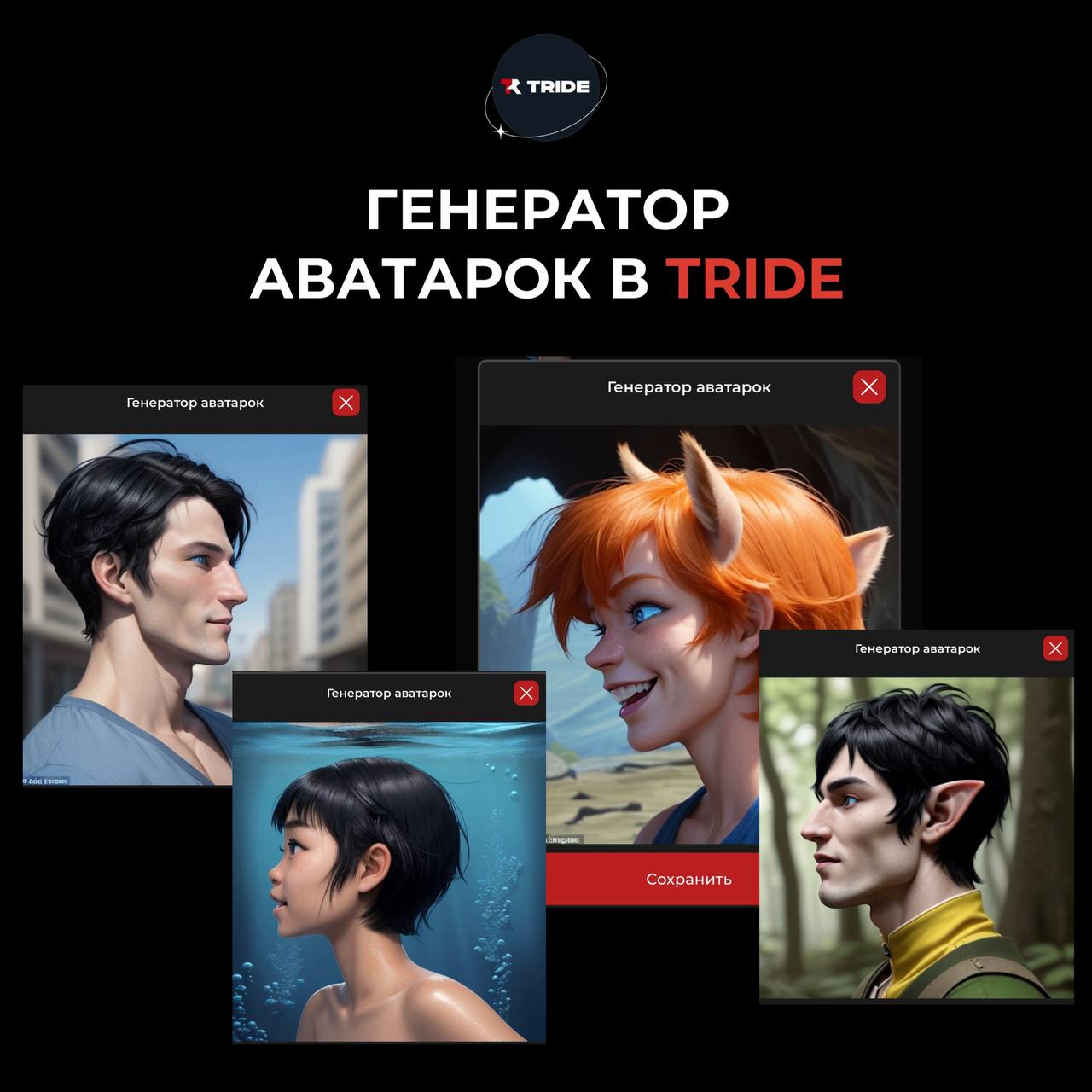 Создайте своего цифрового двойника в Tride