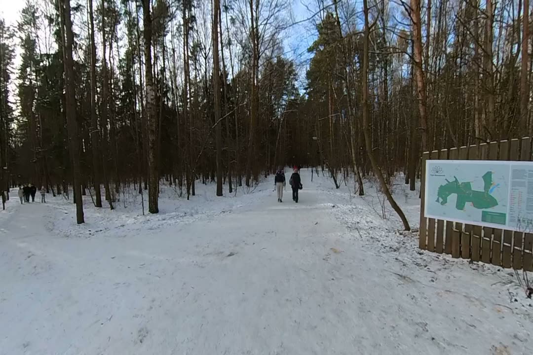Все в парк! Велопоездка по зимнему Мещерскому парку